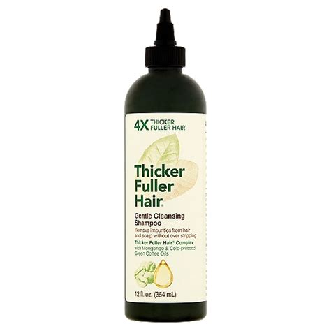 Thicker Fuller Hair Gentle Cleansing Shampoo 12 Fl Oz