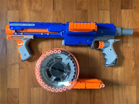 Nerf Raider Rapid Fire Cs 35 Hobbies And Toys Toys And Games On Carousell
