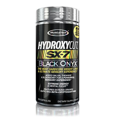 No effect despite being active and eating very healthy. Muscletech Hydroxycut SX-7 Black Onyx | Proteinsstore.com