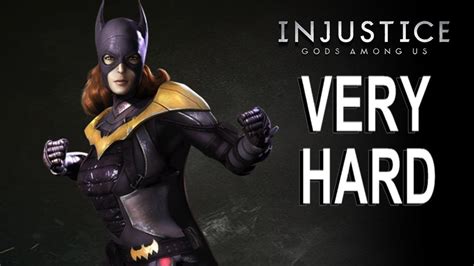 Injustice Gods Among Us Batgirl Classic Battles Very Hard No