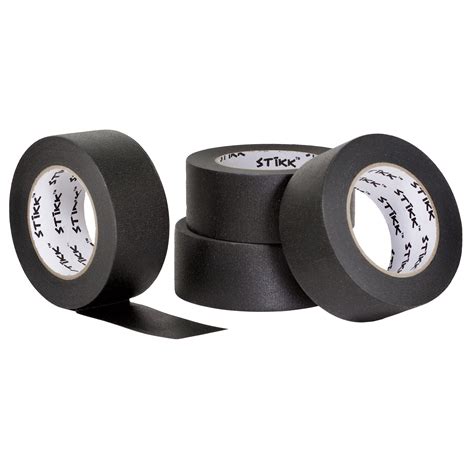 4 Pack 1 Pack 2 Inch X 60yd Stikk Black Painters Tape 14 Day Easy