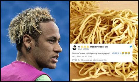 fifa world cup 2018 after cristiano ronaldo s spaghetti hairstyle brazilian star neymar jr
