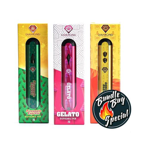 Buy Pack Diamond G Disposable Vape Pen Mix And Match Best Deals