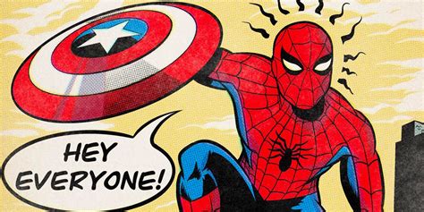Spider Mans Civil War Entrance Gets Comics Treatment In Throwback Art