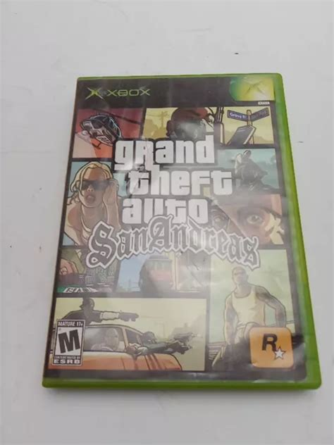 Xbox Grand Theft Auto Gta San Andreas Game And Case No Manual 1349