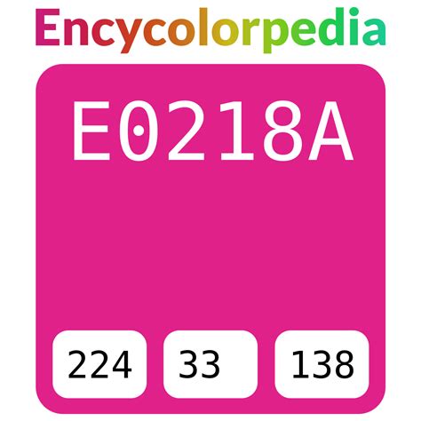 Barbie Pink Pantone E0218a Hex Color Code In 2023 Color Coding