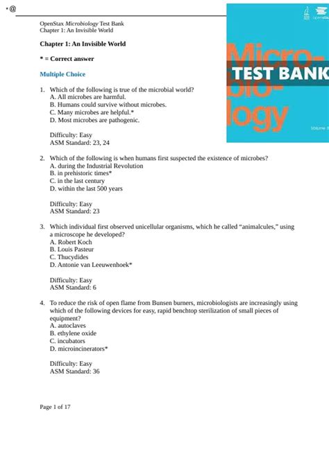 Openstax Microbiology Test Bank Openstax Microbiology This Test Bank