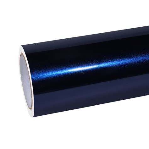 Gloss Blue Metallic Vinyl Wrap Glossy Metallic Blue Car Wraps