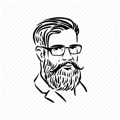 Man With Beard Drawing At Getdrawings Free Download