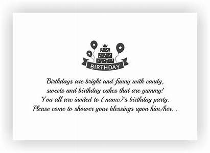 Birthday Messages Invitations Party Invite