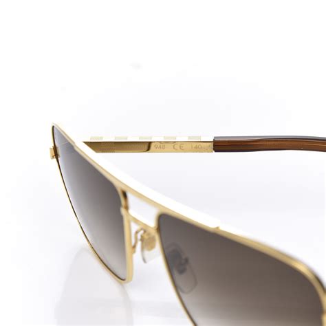 Louis Vuitton Attitude Sunglasses Z0259u Gold 622002 Fashionphile
