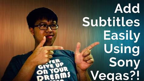 How To Add Subtitle On Video Using Sony Vegas Pro Easily YouTube