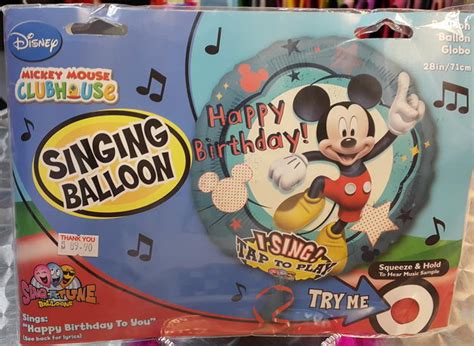 Sing A Tune 28 Inch Mickey Mouse Balloon From Category Character