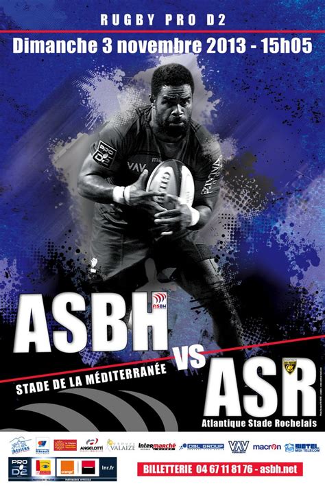L'affiche de cette finale de top 14 est du coup la même. ASBH - La Rochelle | Stade rochelais, Billetterie, Affiche