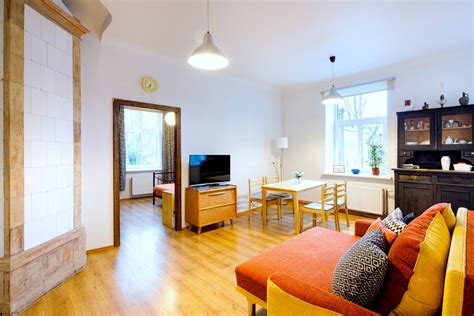 We boast open floor plans. Bright 1-bedroom apartment for rent in Riga center | Flat ...