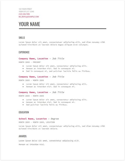 Check spelling or type a new query. 30 Google Docs Resume Templates Downloadable PDFs