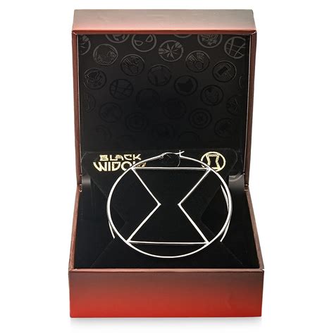 Black Widow Hourglass Hoop Earrings By Rocklove Available Online Dis