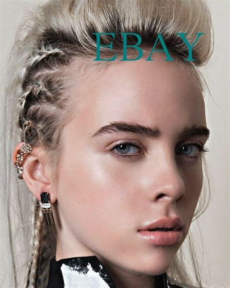 Billie Eilish Cute Blonde Girl Singer Hot Portrait Photo Rare French