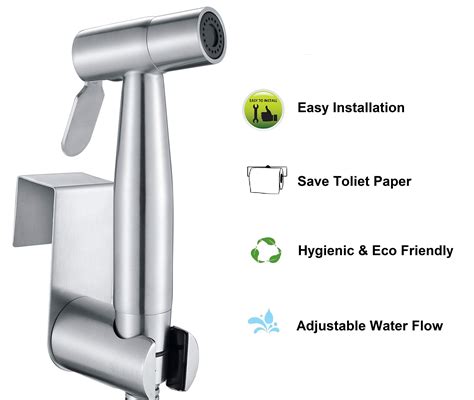 Easywash Handheld Bidet Sprayer For Toilet Adjustable Water Pressure
