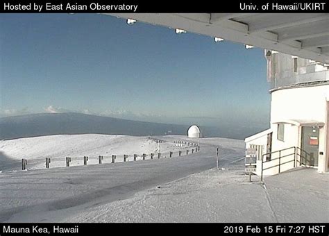 Snow On Hawaii Summits As Winter Storm Warning Lifted