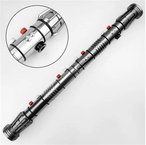 Thysaber Gary Metal Darth Maul Double Hilts Heavy Dueling Lightsaber