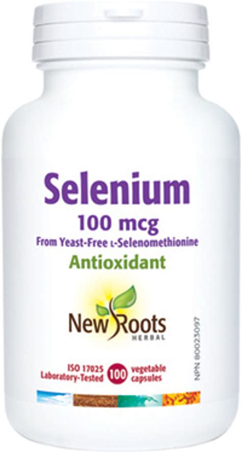 New Roots Selenium 100 Mcg 100 Veg Capsules