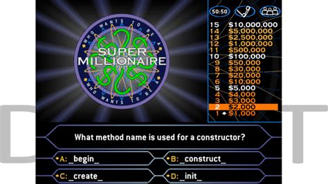 Who Wants To Be A Millionaire Flash Game