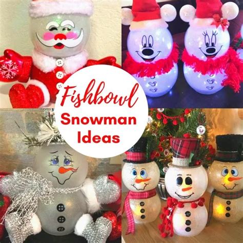 70 Adorable Diy Fishbowl Snowman Ideas Christmas Ornament Crafts