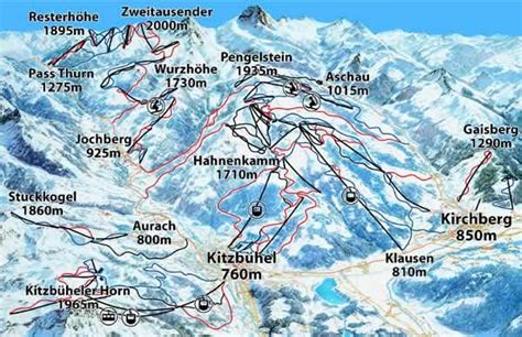 Map Of Austria Kitzbuhel Maps Of The World