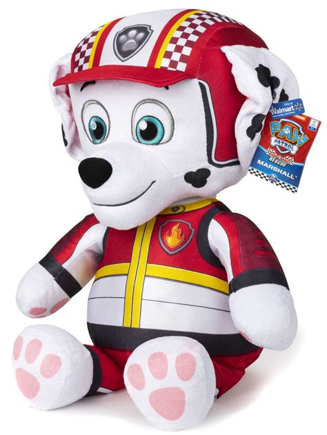 Paw Patrol Ready Race Rescue Marshall Exclusive 24 Jumbo Plush Spin