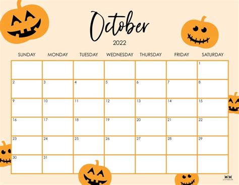 October Calender October Calendar Printable School Calendar Free