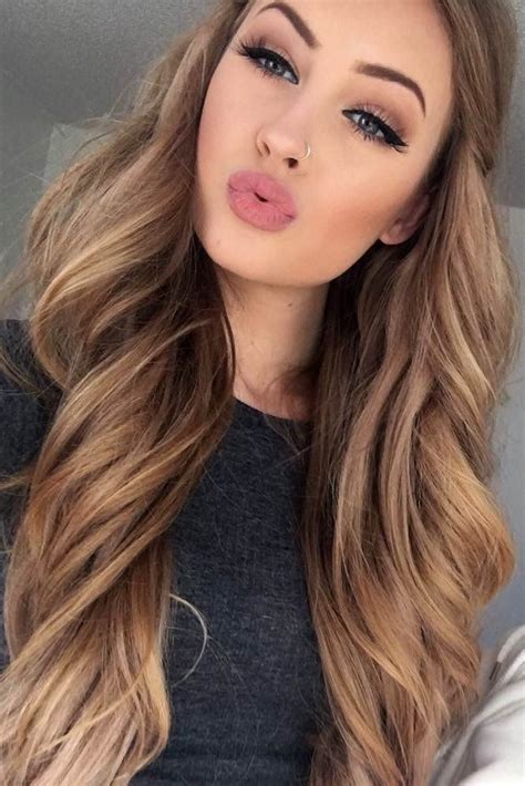 80 ideas with light brown hair color and highlights for 2021 straight from brunette actresses