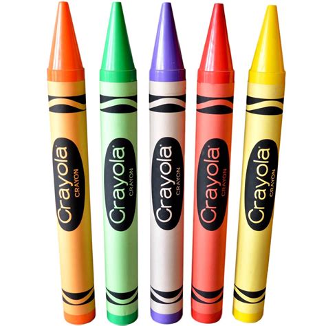 Monumental Set Of Five Crayola Crayons For Sale At 1stdibs 5 Crayons