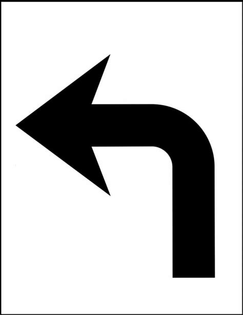 Free Printable Directional Arrow Signs Download Free Powerpoint