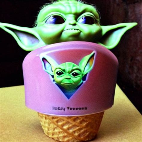 Stabilityaistable Diffusion · Baby Yoda Ice Cream