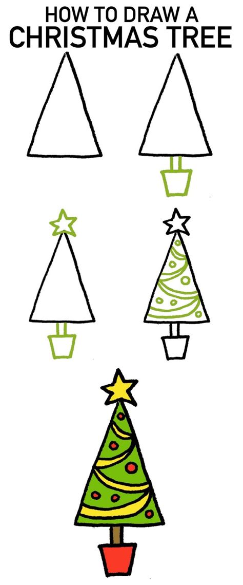 Https://tommynaija.com/draw/how To Draw A Little Christmas Tree