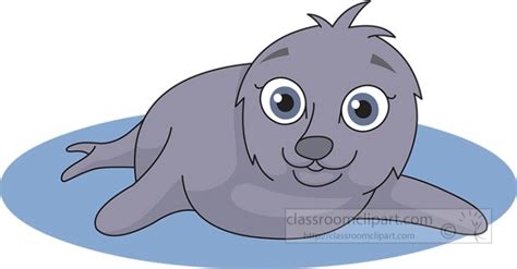Seal Clipart Cute Baby Seal Clipart