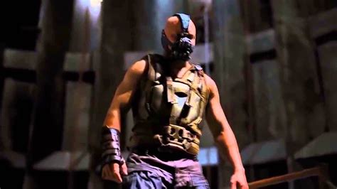 The Dark Knight Rises Batman Vs Bane First Fight Youtube