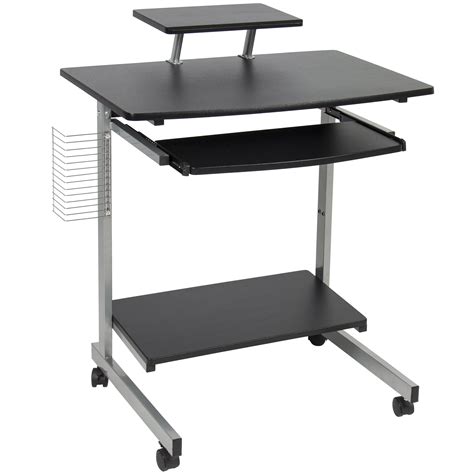 Best Choice Products Portable Computer Desk Cart Laptop Table Study