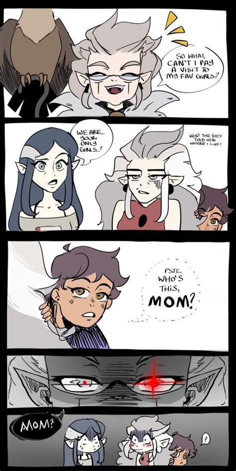 Lilith and Eda with her mother (& Luz) || Pt. 1/2 | Owl house, Cute