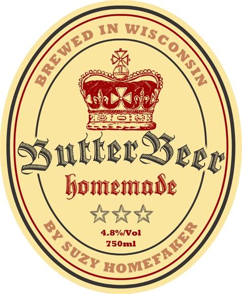 Posted by karencookiejar august 1, 2012 in printables. Butterbeer+Label | butterbeer label | Harry Potter | Pinterest