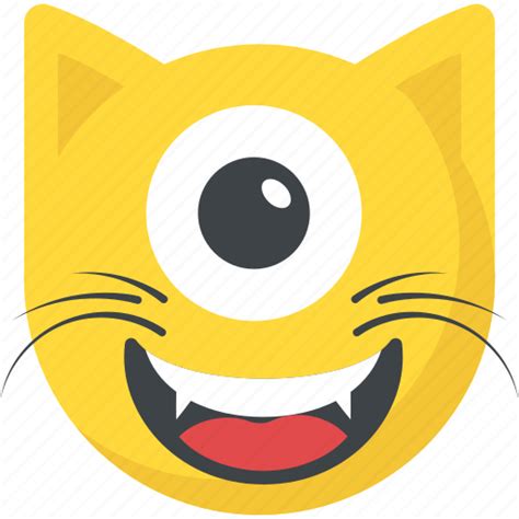 Crazy Face Cyclops Emoji Emoticon Laughing One Eye Emoji Icon
