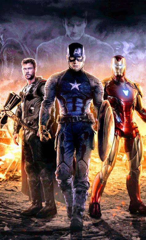Thor Captain America Iron Man Endgame Scene Wallpaper Logic