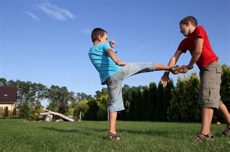 Children Fighting Stock Image Image Of Schoolboy