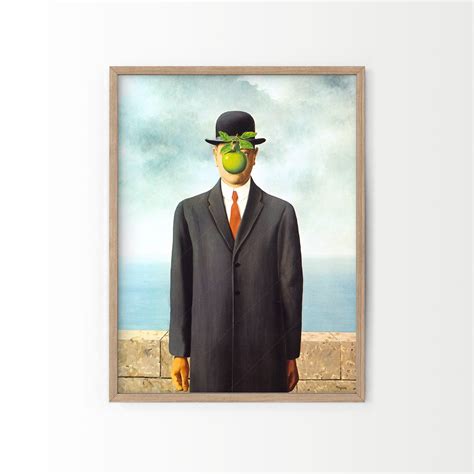 Home Poster All Poster Poster Wall Magritte Paintings Man Sketch