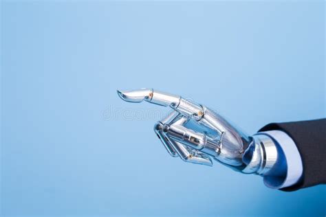 Robot Hand Touch Something Stock Image Image Of Display 109294065