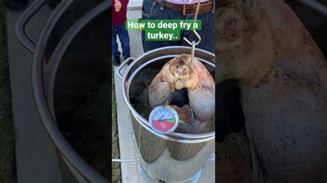 How To Deep Fry A Turkey Youtube