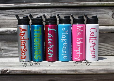 Personalized Water Bottle Aluminum Sports Bottle 28 Ounce Personalized