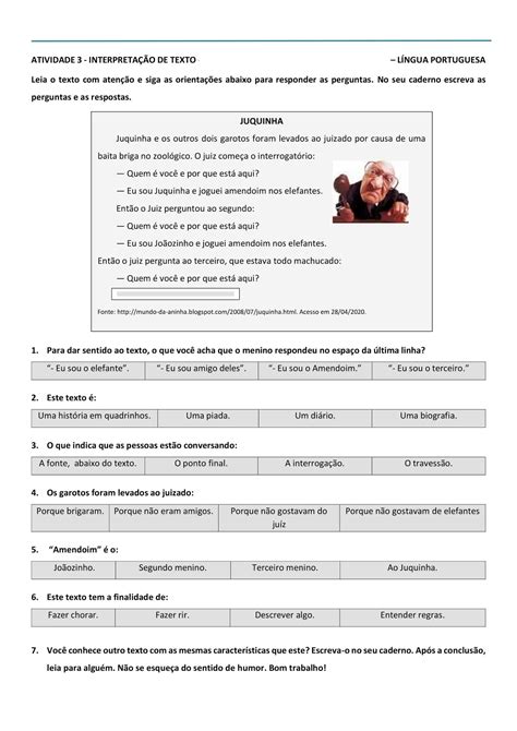 Gênero Textual Biografia Atividades