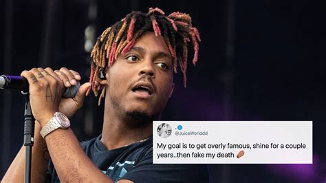juice wrld planned to fake his own death after fame in resurfaced tweet capital xtra